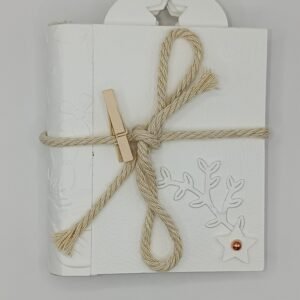 album photo artisanal blanc fait main