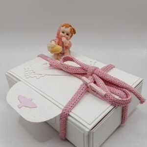 Boîte artisanale - Bébé rose