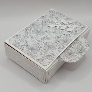 Boîte artisanale - Noire et blanche