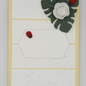 Carte artisanale - Coccinelle