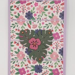 Carte artisanale - Violette